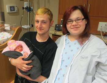 200th baby of 2017 with parents
