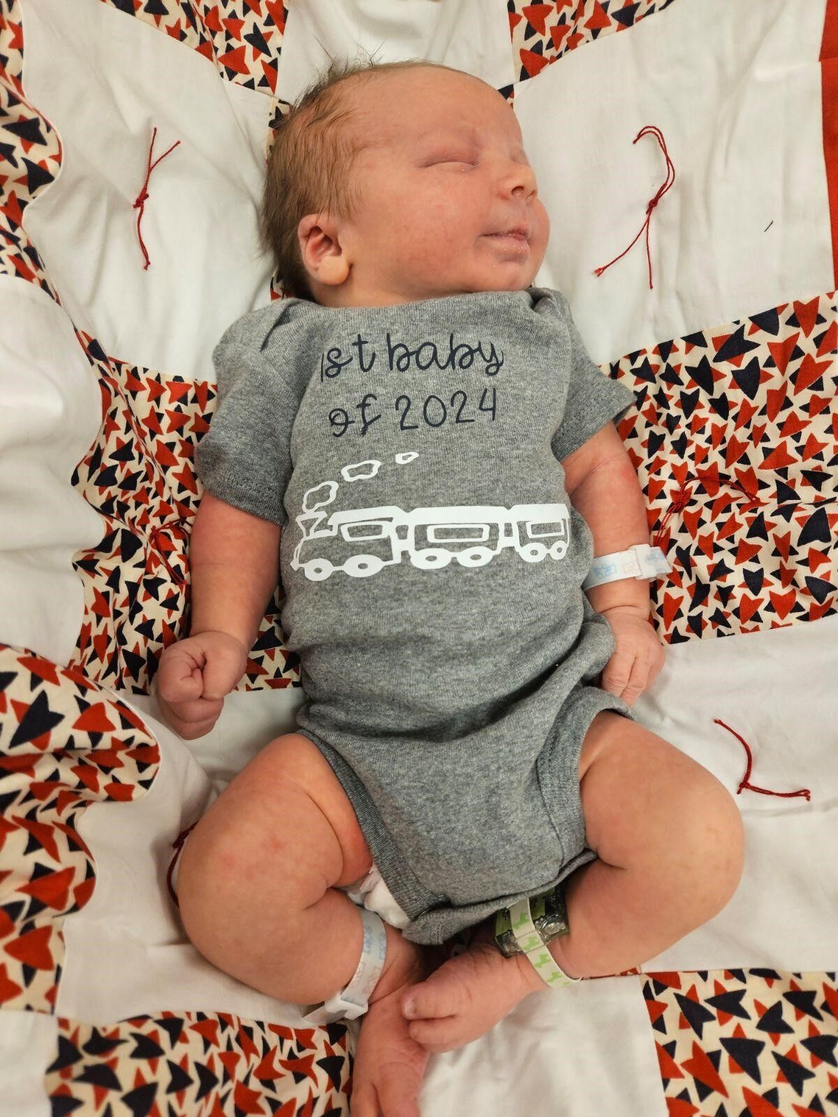 Wyatt Bradley Ingebritson - First Baby of 2023