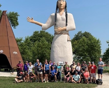 ISH RAGBRAI team at Pocahontas, Iowa
